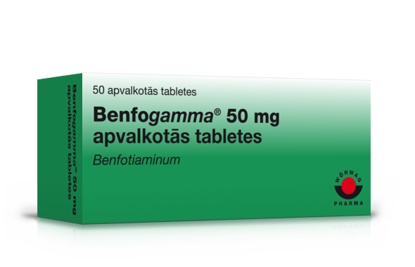 Benfogamma ® 50 mg apvalkotās tabletes