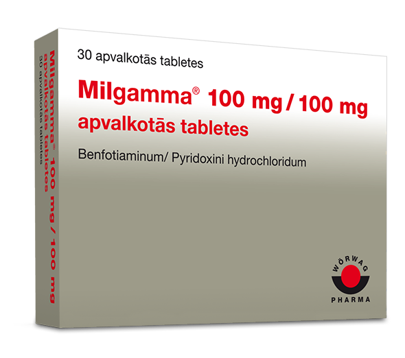 Milgamma ® 100 apvalkotās tabletes
