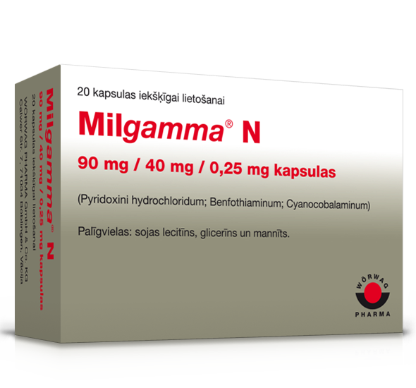 Milgamma ® N kapsulas