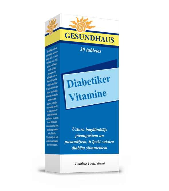 Diabetiker Vitamine ® 30 tabletes